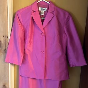 Bob Mackie studio silk suit